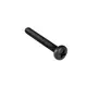 OMNITRONIC Screw M6x40mm black for PA Clamps-Bild-1