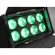 Projecteur LED IP65 ultra silencieux avec mélange de couleurs RGBW, plaque de diffusion, barrière de protection et télécommande IR-Bild-5