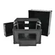 Schwarzes Flightcase für 483-mm-Geräte (19") mit Laptopablage-Bild-8