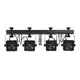 DMX LED spotlight set with cool white LEDs for mobile use-Bild-1