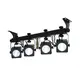 DMX LED spotlight set with cool white LEDs for mobile use-Bild-3