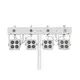 Bar with 4 RGBW spots and 4 white strobe LEDs, with QuickDMX connector (XLR)-Bild-8