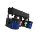 Barra per effetti luminosi DMX con 2 derby a LED rotanti, 2 spot a LED e 2 laser (RG/2M)-Bild-1