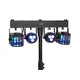 Barra per effetti luminosi DMX con 2 derby a LED rotanti, 2 spot a LED e 2 laser (RG/2M)-Bild-14