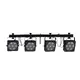 DMX LED spotlight set with 28 x 3in1 LED for mobile use-Bild-1