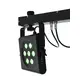 Bar mit 4 Spots mit je 7 x 3-W-3in1-LED (RGB) und Transporttasche-Bild-4
