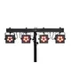 Barre à 4 spots très lumineux 4in1 QCL RGB/WW, connecteur QuickDMX, télécommande infrarouge et étui de transport-Bild-14