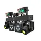 Compact bar with spots, derbies, laser, twinkle LEDs, 2 moving heads, AirW wireless system (2.4 GHz), RF remote control and bag-Bild-3