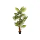 Fan palm with large plastic fronds-Bild-1