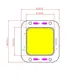  LED COB 100W 3100K LED Profile 100W WW (LTCW1020-100-016)-Bild-2