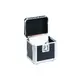 Custodia a piastra nera in alluminio per 80 LP-Bild-3