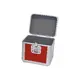 Record case in aluminum housing, red-Bild-1
