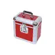 Record case in aluminum housing, red-Bild-2