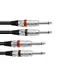 OMNITRONIC Jack cable 2x2 Jack mono 1.5m-Bild-1