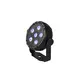 Piccolo spot con 6 LED, cambio colore RGB controllato dalla musica e telecomando IR-Bild-3