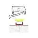 Mount for aluminium profile for LED strips-Bild-3