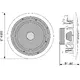 5" flush-mount speaker, public address systems 100V, 20 W RMS, Ø 17 cm-Bild-6