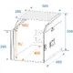 Flightcase für 483-mm-Geräte (19"), mit Laptopablage-Bild-2