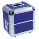 Custodia a piastra in alluminio per 80 LP, blu scuro-Bild-3