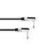 OMNITRONIC Jack cable 6.3 mono 2x 90° 0.3m bk-Bild-1