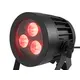 Wetterfester (IP65) Scheinwerfer mit 3 x 9-W LED und 7in1 SCL RGB/CW/WW/A/UV-Farbmischung-Bild-9