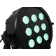 Flacher Scheinwerfer mit 9 x 10-W-4in1-LED mit RGBW-Farbmischung-Bild-7