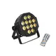 LED floor spot with 4in1 QCL RGBW color mixing, incl. IR remote control-Bild-1