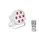 4 proiettori a LED piatti con RGBAW+miscela di colori UV bianco con soft bag-Bild-3