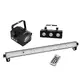 Set with flower effect, washlight and black light/stroboscope bar-Bild-1