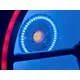 Warmweißer Retro-Scheinwerfer mit farbigen LED-Ringen-Bild-10