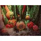 Pumpkin with skull mask for hanging or standing-Bild-3