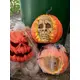 Pumpkin with skull mask for hanging or standing-Bild-5