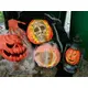 Pumpkin with skull mask for hanging or standing-Bild-6