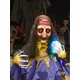 Animierte Standfigur Wahrsagerin mit magischer Kugel-Bild-12