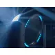 Moving head with rotating mirror half ball, flat mirror and colored LED ring-Bild-11