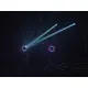 Moving head with rotating mirror half ball, flat mirror and colored LED ring-Bild-19
