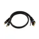 OMNITRONIC RCA cable 2x2 ground 0.6m-Bild-2