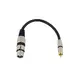 OMNITRONIC Cavo adattatore XLR(F)/RCA(M) 0,2 m nero-Bild-1