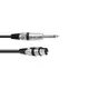 OMNITRONIC Adapter Cable XLR(F)/Jack mono 0.9m bk-Bild-1