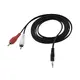 OMNITRONIC Adaptercable 3.5 Jack/2xRCA 1.5m bk-Bild-2