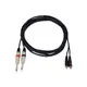 OMNITRONIC Adapter Cable 2xJack/2xRCA 3m bk-Bild-2