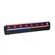 Tiltable LED light effect bar with 8 beams and ambient strip-Bild-3