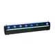 Tiltable LED light effect bar with 8 beams and ambient strip-Bild-9