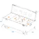 PRO flightcase with castors for 4 x PCC-250-Bild-2
