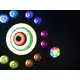 LED-Effektscheinwerfer mit 3-fachen Effekten: RGB+UV-Washlight, 3 Hypno-Ringen und Laser (2M)-Bild-7