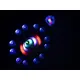 LED-Effektscheinwerfer mit 3-fachen Effekten: RGB+UV-Washlight, 3 Hypno-Ringen und Laser (2M)-Bild-11