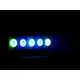 Bar with narrow beam 5 x 15 W RGBW LED and frost plate-Bild-12
