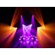 Moving-Head PRO Spot/Beam/Wash avec LED COB 380 W, grand zoom, filtre à gel, mélange des couleurs CMY et molette d'animation-Bild-13