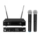 OMNITRONIC Set UHF-E2 Wireless Mic System + 2x BP + 2x Lavalier Microphone 527.5/529.7MHz-Bild-2