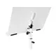 Pupitre blanc à plaque en acier inclinable, hauteur 60-105 cm-Bild-3